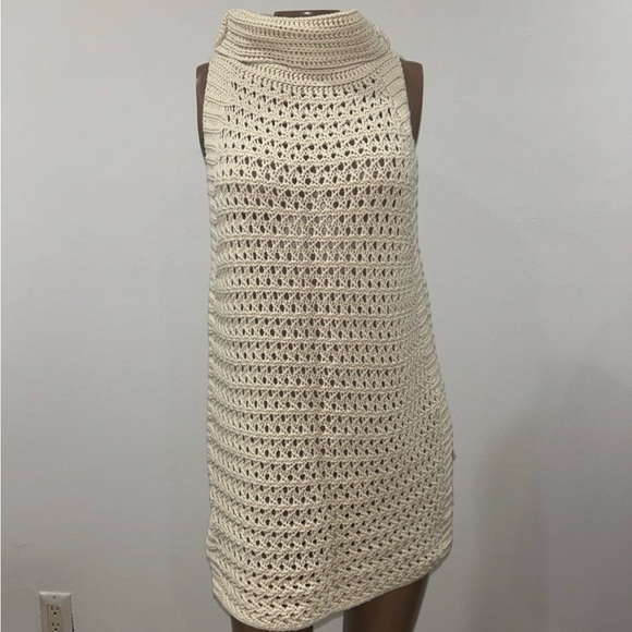 Free People Northern Lights Sleeveless Crochet Sweater - Picture 1 of 7